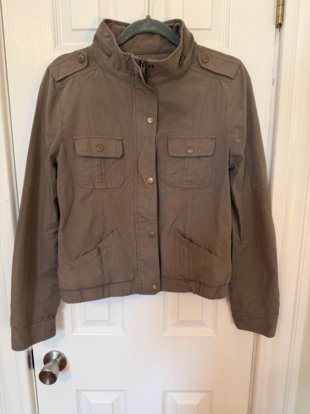 Women's Olive Utility Jacket